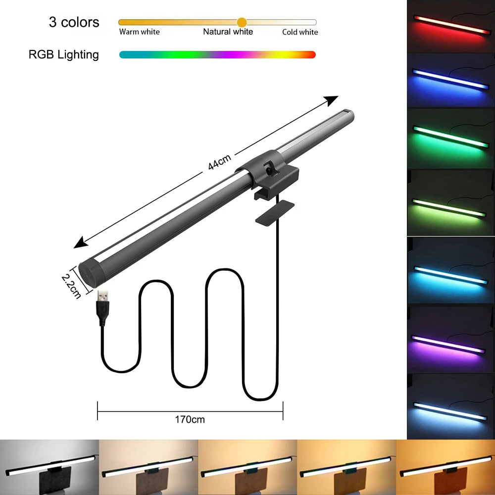 Lampe de bureau pour moniteur.
