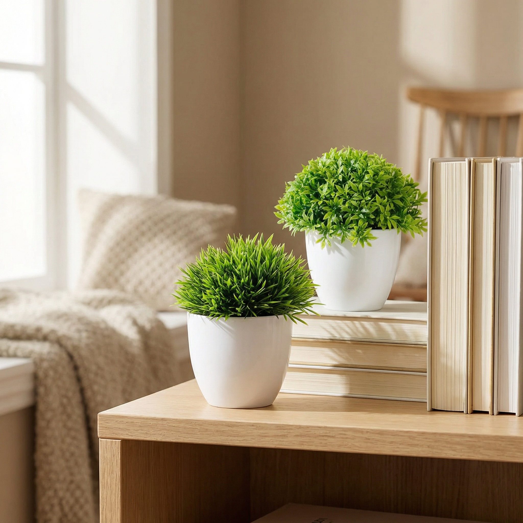 Petite plante artificielle en pot